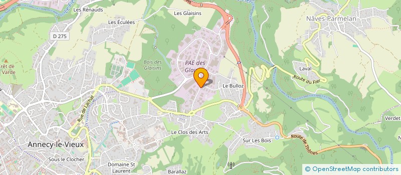 localisation de l'entreprise TARENTAISE ENTRETIEN SERVICES à ANNECY