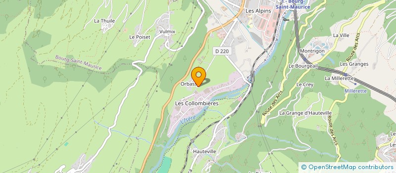 localisation de l'entreprise TARENTAISE MARBRE CARRELAGE à BOURG-SAINT-MAURICE