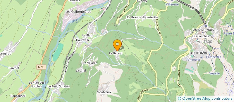 localisation de l'entreprise TARENTAISE VERTICALE  BOURG-SAINT-MAURICE