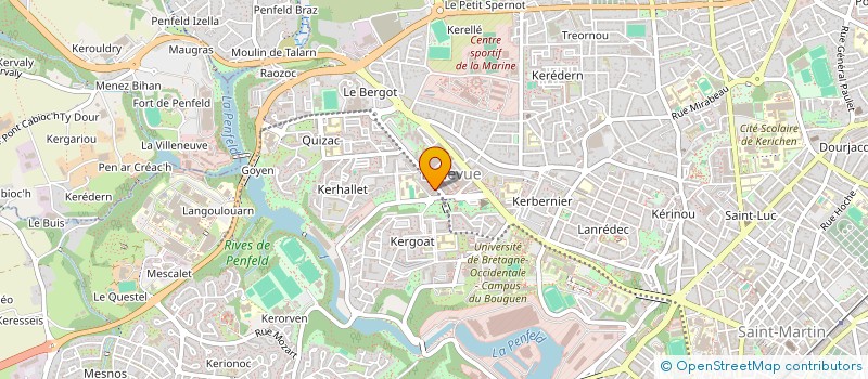 localisation de l'entreprise TARENTE à BREST
