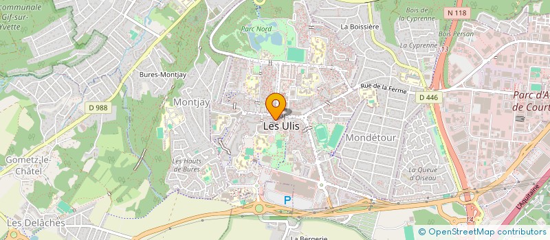 localisation de l'entreprise TARENTELLE à LES ULIS