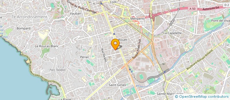 localisation de l'entreprise TARFON à MARSEILLE 8