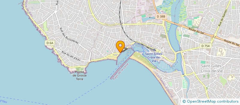 localisation de l'entreprise TARGA  SAINT-GILLES-CROIX-DE-VIE