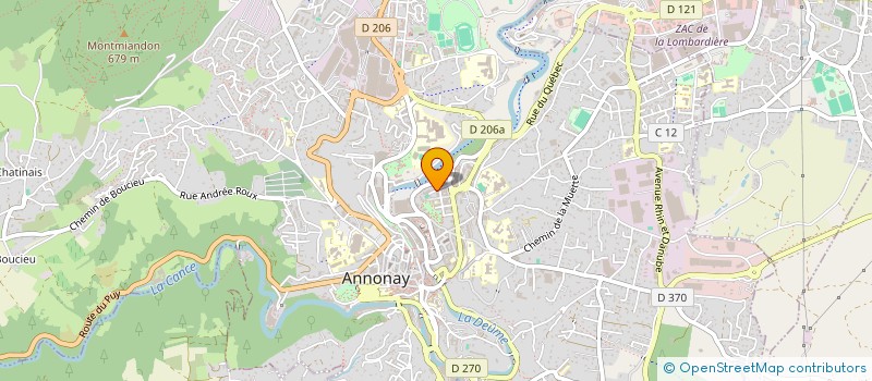 localisation de l'entreprise TARGA CONCEPT à ANNONAY