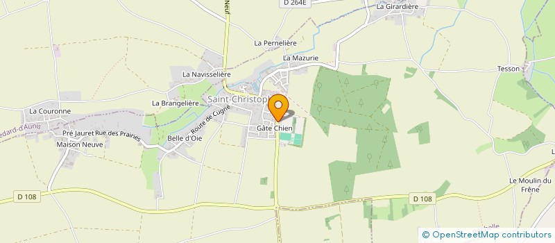 localisation de l'entreprise TARGA V&L ANGOULEME CHAMPNIERS  SAINT-CHRISTOPHE