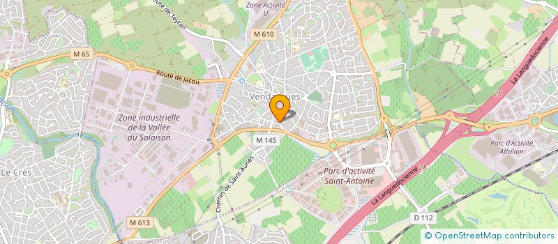localisation de l'entreprise TARGAE à VENDARGUES