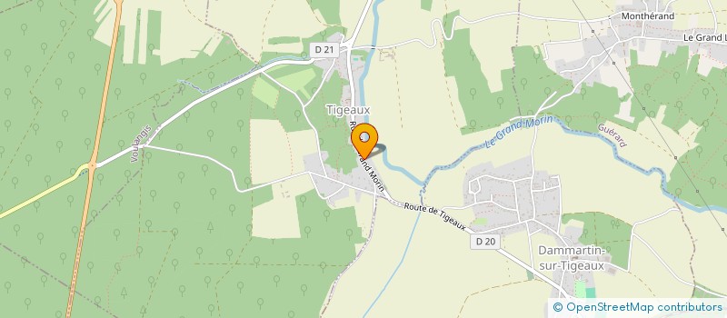 localisation de l'entreprise TARGANE à TIGEAUX