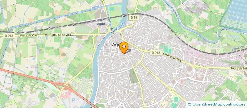localisation de l'entreprise TARGASSONNE à AGDE