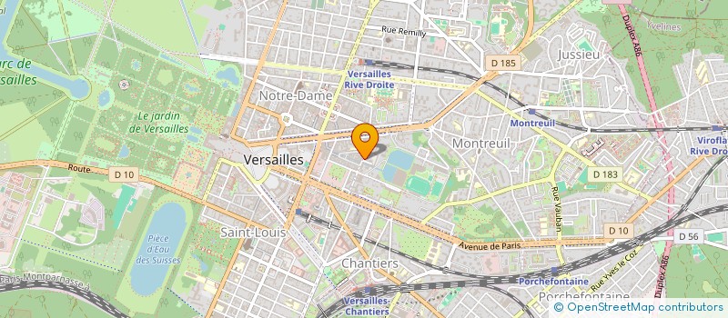 localisation de l'entreprise TARGET AGENCY à VERSAILLES