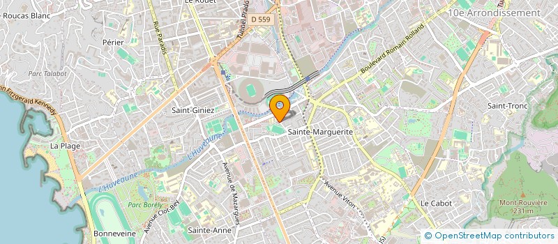 localisation de l'entreprise TARGET FRANCE COMMUNICATION  MARSEILLE
