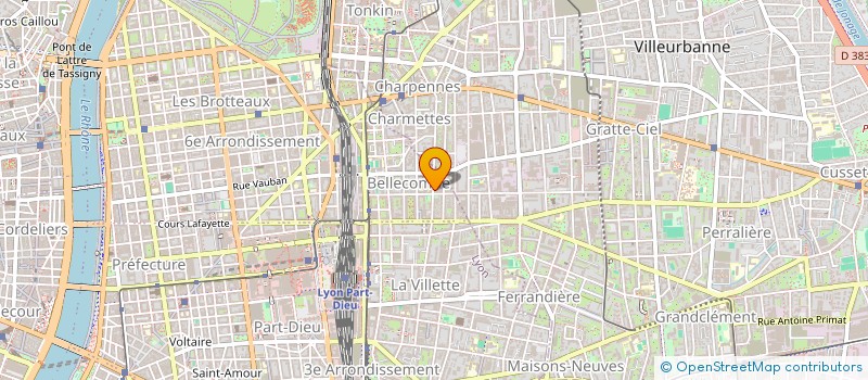 localisation de l'entreprise TARGET H à LYON