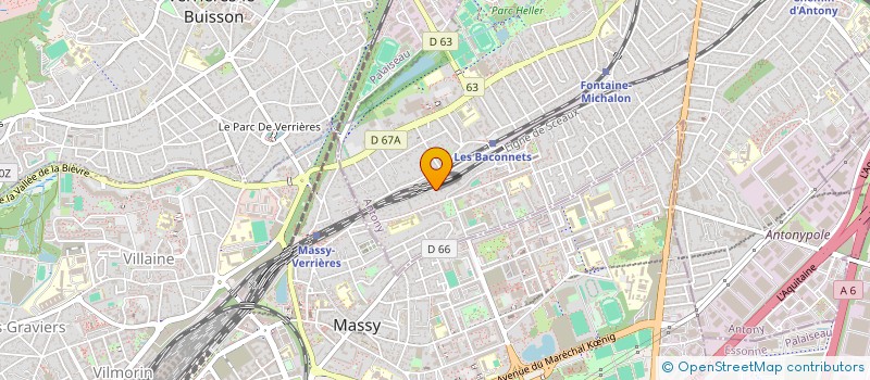 localisation de l'entreprise TARGET IMMOBILIER à ANTONY