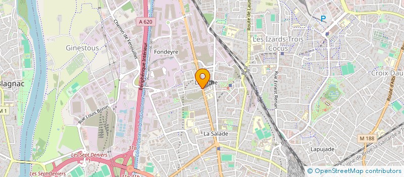 localisation de l'entreprise TARGET N'RUN  TOULOUSE