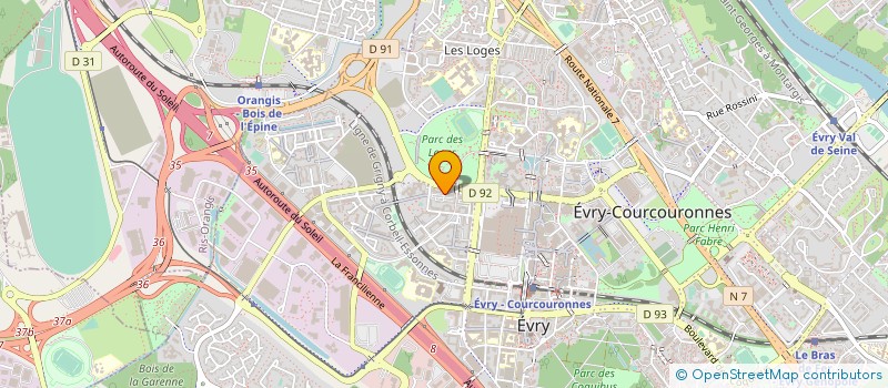 localisation de l'entreprise TARGET SKILLS à EVRY-COURCOURONNES
