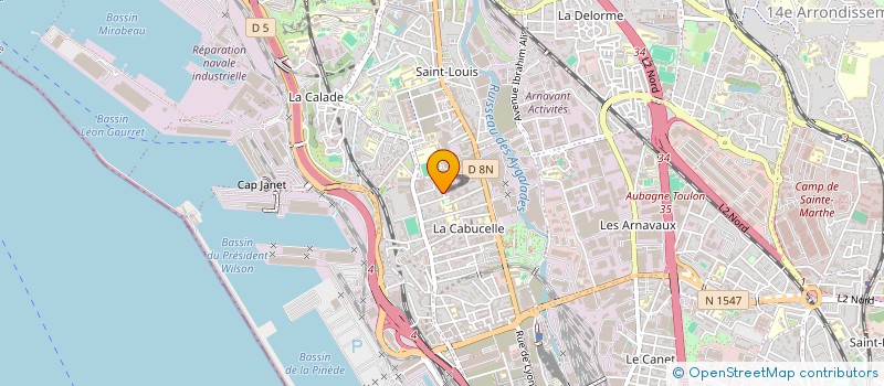 localisation de l'entreprise TARGI SAS à MARSEILLE