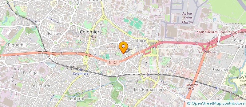 localisation de l'entreprise TARIK ZINC ETANCHEITE à COLOMIERS