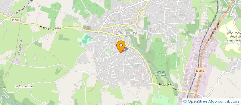 localisation de l'entreprise TARINA  CHAPONOST