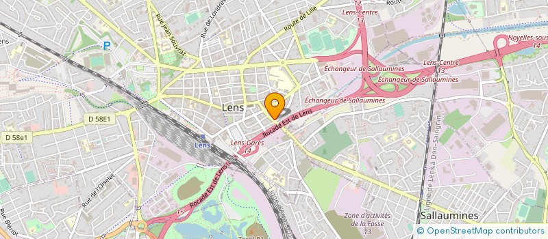 localisation de l'entreprise TARISSI JEAN-FRANCOIS & BRIGITTE  LENS