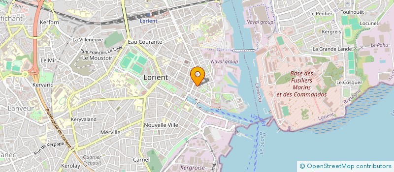 localisation de l'entreprise TARK56  LORIENT