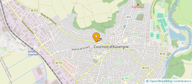 localisation de l'entreprise TARKA  COURNON-D'AUVERGNE