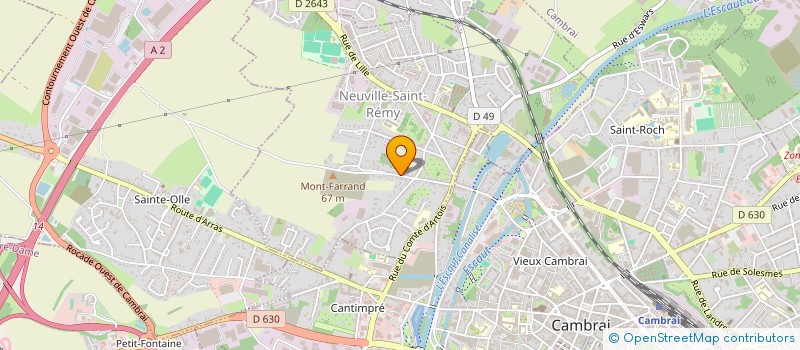 localisation de l'entreprise TARLIER TP à NEUVILLE-SAINT-REMY
