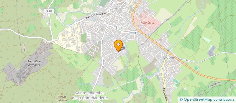localisation de l'entreprise TARLIT  THUIR