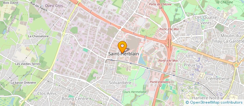 localisation de l'entreprise TARMAC COURTAGE & CONSEILS  ST-HERBLAIN