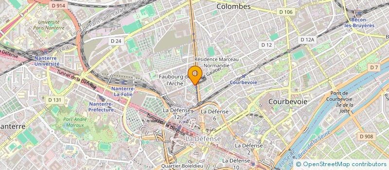 localisation de l'entreprise TARMIN SERVICE à COURBEVOIE