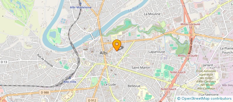 localisation de l'entreprise TARN BENEVOLAT à ALBI