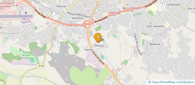 localisation de l'entreprise TARN COMPTA  ALBI