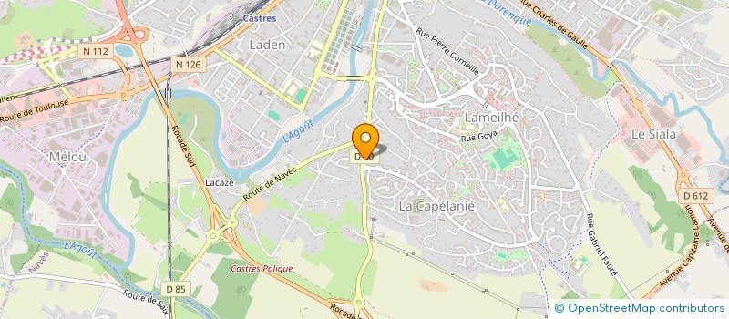 localisation de l'entreprise TARN CONSEILS DECORS  CASTRES