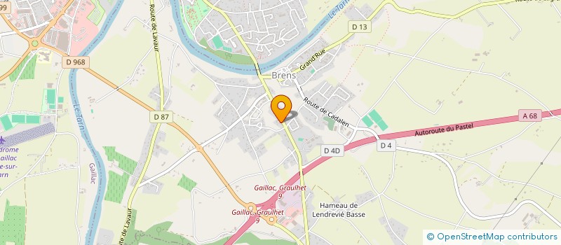 localisation de l'entreprise TARN CONSTRUCTION  BRENS