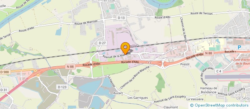 localisation de l'entreprise TARN DIAGNOSTIC IMMOBILIER  ALBI