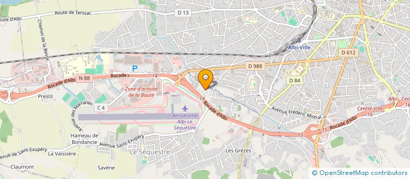 localisation de l'entreprise TARN ENERGIES à LE SEQUESTRE