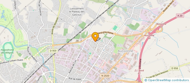 localisation de l'entreprise TARN-ET-GARONNE COMITE DEPARTEMENTAL DE CANOE KAYAK ET SPORTS DE PAGAIE  MONTAUBAN