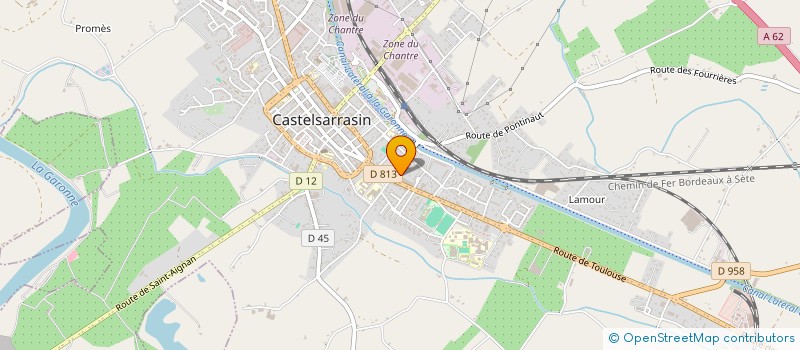 localisation de l'entreprise TARN ET GARONNE DISTRIBUTION à CASTELSARRASIN