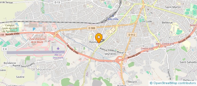 localisation de l'entreprise TARN EVENTS à ALBI