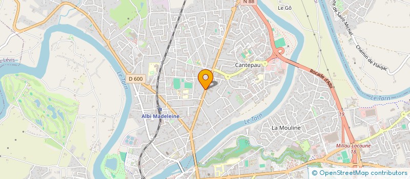 localisation de l'entreprise TARN EXPERTISES à ALBI