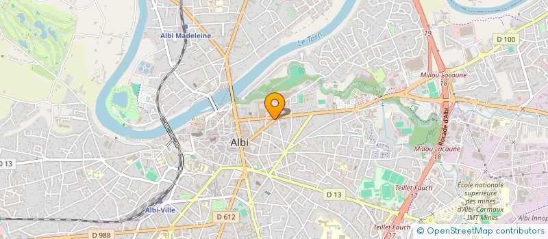 localisation de l'entreprise TARN IMMOBILIER à ALBI