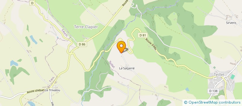 localisation de l'entreprise TARN LOCATION SERVICES  PUYGOUZON