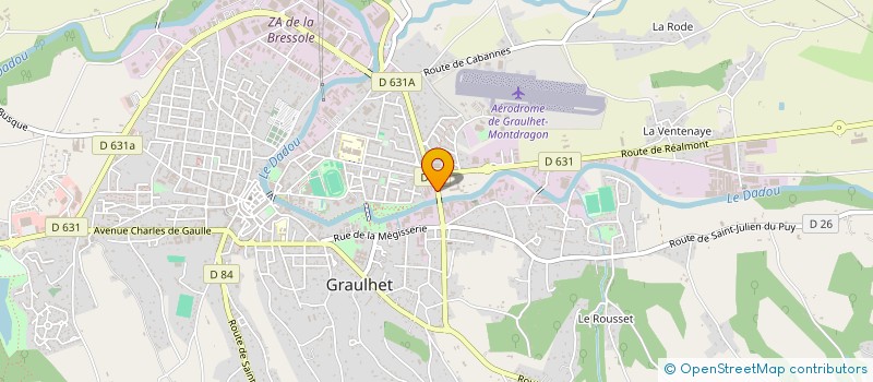 localisation de l'entreprise TARN MOTOCULTURE à GRAULHET