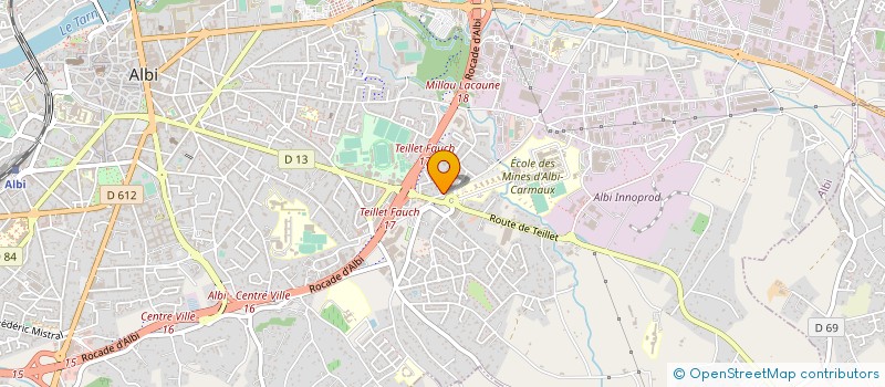 localisation de l'entreprise TARN PASSION ELEVAGE à ALBI