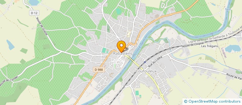 localisation de l'entreprise TARN PAVILLON  RABASTENS