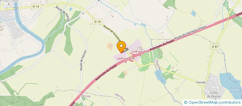 localisation de l'entreprise TARN POIDS LOURDS SERVICES -TPLS  MONTANS