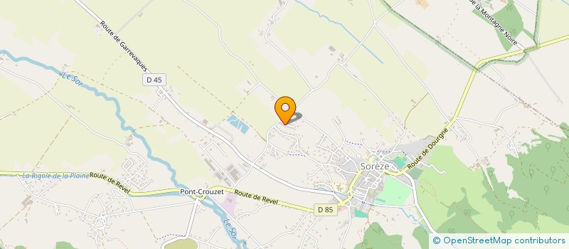 localisation de l'entreprise TARN SUD ATHLETISME  SOREZE