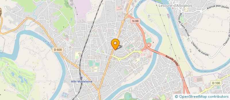 localisation de l'entreprise TARN VIANDES à ALBI