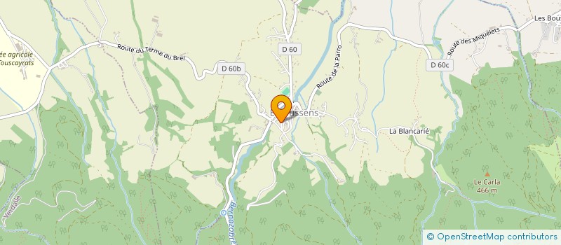 localisation de l'entreprise TARN'ZELLES  ESCOUSSENS