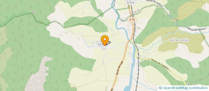 localisation de l'entreprise TARNAVE  SOLAURE EN DIOIS