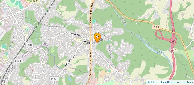 localisation de l'entreprise TARNOS LMNP  TARNOS