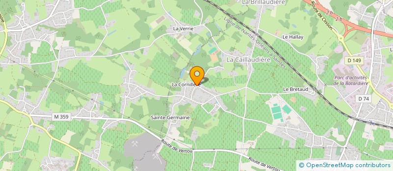 localisation de l'entreprise TAROFI  LA HAIE-FOUASSIERE